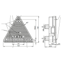 Luce posteriore a LED a sinistra: freno, indicatore,...