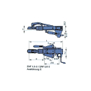 BPW Auflauf. ZAF 1,5-2 750-1500 kg Lochbild: FV 110 mm, FH 167-217 mm