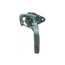 Right angle lever lock, size 1, galvanized, spring lock