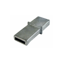 Aluminium steekvoet voor aluminium profiel 60 x 30 mm,...