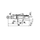 Overløbsenhed DIN øje AE V 161S 950-1600 kg...