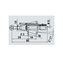 Urzadzenie najazdowe Oczko DIN AE V 251S 1500-2700 kg...