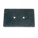 Counter plate for lashing troughs, size 0, 100 x 50 mm