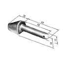 Goujon à souder Ø 12 x 68 mm brut