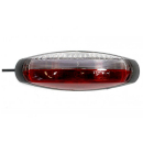 Luz de paso de cable Flexipoint II DC 2,25 m rojo / blanco