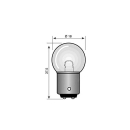 Glühlampe Narva HD 24V 5W Sockel BA15s + 100 %