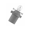 Lampada base plastica 24V 1.2W grigio BAX 10 d