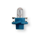 Kunststof voetlamp 24V 1.8W blauw B 8.4 d