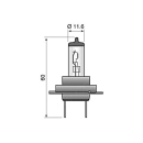 Zarówka Osram H7 12V 55W gniazdo Px26d