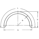 Einachskotflügel Profil 12/40 B220 R400 L1285 S800 H415