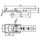 SPP - Exzenterverschluss, ZB-02, 166 mm, Rundbügel,...