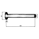 Pendulum bolt with chamfer, 18 x 130 mm, for welding,...