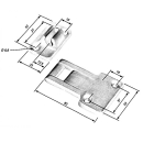 Lid hinge, detachable (swivel hinge), 2-part