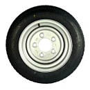 Komplet hjul 155 / 70R12-forbindelse 5/115 / 165.1