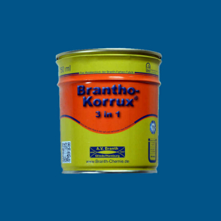 Brantho Korrux "3 in 1" 0,75 Liter Dose signalblau RAL 5005