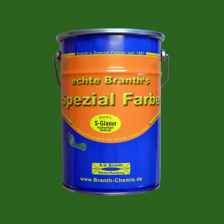 Branths S-Glasur (langsame Antrocknung) 5 Liter naturgrün 0610