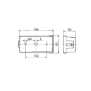 Jokon BBS 580 Dreikammerleuchte, komplett ohne Kennzeichenlicht L + R