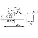 Albe Berndes EM 80 V versione G 70 mm quadrato M10