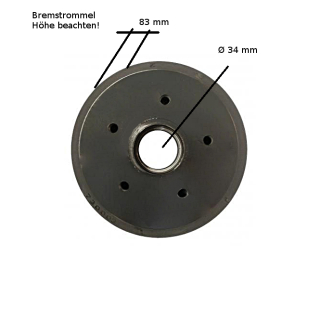 Knott 200 x 50, Radanschluss: 112 x 5 Loch, Radbr. Typ 20-2425/1