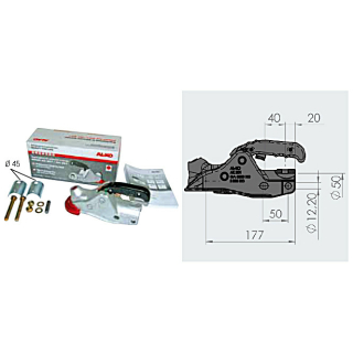 ALKO Kober AK 301 Guss Bausatz universal 45/46/50 mm rund