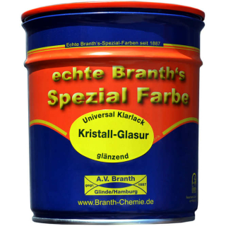 BRANTHs KRISTALL Glasur Klarlack im 5 Liter Gebinde - glänzend