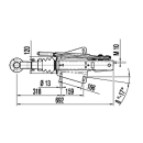 DIN-Zugöse AL-KO 251 S-A 1500 kg - 2700 kg...