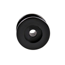 Ronde knop 6/8 mm touw, kunststof, aan beide zijden...