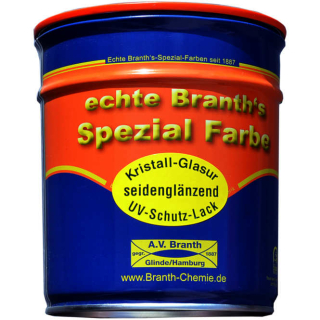 BRANTHs KRISTALL Glasur UV-Schutz-Lack 0,75 Liter - seidenglänzend