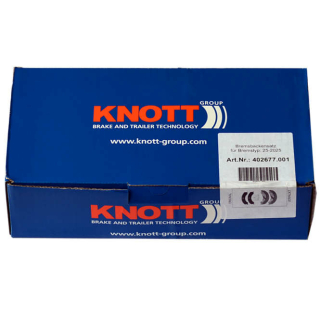 Knott Bremsbacken 250 x 40 mm 25-2025/1