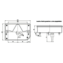 Meerkamerlamp, links BBSKN 830 L, driehoekige reflector,...