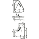 Technokon 5 - Leuchtensystem BBSN 630 L, links Blink-, Brems-, Schluss