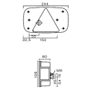 Multipoint III right end, brake, indicator KZL, RFS,...