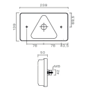 MultiLED, sinistro con riflettore triangolare,...