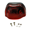 Regpoint license plate light with red cap