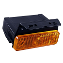 Sidepoint side marker light, yellow surface-mounting with...